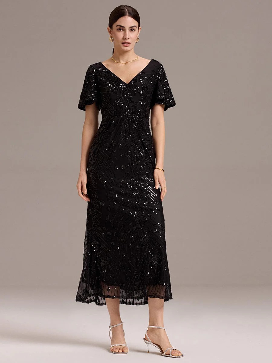 Palmer  Sequin Embroidery Mermaid Formal Dress  This dress is not currently in stock but is available to order.