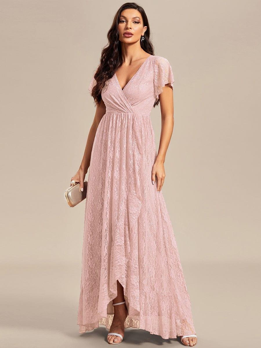 Elise A beautifully detailed Mother of the Bride dress featuring soft short sleeves, romantic ruffled lace, and a flattering silhouette for effortless elegance.  This dress is not currently in stock but is available to order.